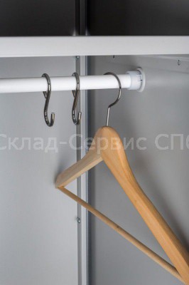 Шкаф гардеробный металлический Практик LS 21-60  фото #1054
